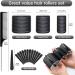 Kouclaa 31 Pcs Black Hair Roller Set Hair Rollers With Clips 3 Size(64mm 48mm 36mm) 18 Pcs Rollers for Hair Volume and 12 Hair Clips and 1 Comb Hair Rollers for Long Hair Medium and Short Hair Black(64mm 48mm 36mm) - Buy Online on GoSupps.com