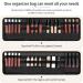 CUBETASTIC Lipstick Organizer - 20 Slot Portable Travel Holder for Liquid Lipstick - Black 1pcs - Buy Online on GoSupps.com