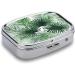 Transparent Palm Leaf Pill Box - 2 Compartment Medicine Organizer | Portable & Decorative Pill Case for Travel - Buy Online on GoSupps.com