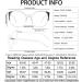 OCCI CHIARI Women's Oversized Reading Glasses Readers | Transparent Frames (1.0x 6.0x) - Buy Online on GoSupps.com