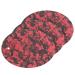 3-Pack Cleaning Kitchen Sponges Oval Red Urban Horizontal Camouflage Kitchen Cellulose Dishwashing Wood Pulp Cotton