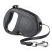 Ferplast dog leash flippy one roller leash large dogs up to 50 kg.Extendable belt strap max. 5 m. Individual locking and unlocking button black max 50 kg - 5 m belt black