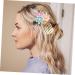 FOMIYES Hairpin Chinese Wedding Decoration Bridal Headpieces for Wedding Bridal Hair Pin Wedding Hair Clip Bridal Hair Accessories Tassel Trim Little Daisy Girl Child Plastic Japan 9X6X2CM Pink Sky-blue Violet - Buy Online on GoSupps.com