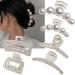Sisiaipu Large Pearl Claw Clips - Set of 6 | White Hair Clips for Wedding | Nonslip Jaw Clips for Thick Hair | Hair Styling Accessories for Women and Girls - Buy Online on GoSupps.com