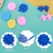 72-Piece Self Hinge Plastic Hair Barrettes Set - Multi-Coloured Flowers & Bowknot Clips - 80s 90s Hair Accessories (Random Color) - Buy Online on GoSupps.com
