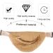 jojofuny 1pc Straw Shoulder Chest Bag Mini Belt Bag Summer Fanny Bag Simulation Straw Chest Bag Fashion 31x16x2cm Dark Brown - Buy Online on GoSupps.com