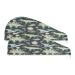 Watercolour Dinosaur Dry Hair Cap 2 Piece Quick Drying Towel Set with Button Headband Super Absorbent Soft & Comfortable