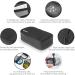 AUVON 7 Day 2 Times a Day AM/PM Pill Box Organizer in Canvas Bag - Black - Buy Online on GoSupps.com