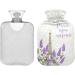 NAANLE Eiffel Tower Hot Water Bottle - Lavender Cover for Pain Relief & Warmth | 1L Transparent Heat Bottle - Buy Online on GoSupps.com