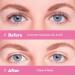 Buqikma Lash Shampoo for Eyelash Extensions - Gentle Foaming Cleanser Kit (60ml) with Brush for Salon & Home Care - Pink - Buy Online on GoSupps.com