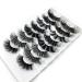 HBZGTLAD 8 Pairs 3D Mink False Eyelashes - Natural Long Makeup Lashes (Mix-81) - Buy Online on GoSupps.com