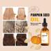 Organic Pumpkin Seed Oil 100% Pure Cold Pressed Pumpkin Seed Oil for Hair Growth Repairs Hair Follicles Stronger Hair Hair Growth Oil for Women & Men - Buy Online on GoSupps.com