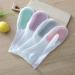 Multi functional magic brush household dishwashing gloves plastic latex waterproof kitchen cleaning household laundry Magic Brush One Hand Brush (Pink) One-size-fits-all - Buy Online on GoSupps.com