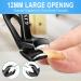 2024 GJNL Nail Clippers for Men - Angled Toenail Clipper for Thick Nails Sharp Ingrown Fingernail & Toe Nail Clipper with Catcher - Ideal for Seniors - Black - Buy Online on GoSupps.com