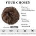 SARLA 2PCS Small Messy Hair Bun Hair Piece | Synthetic Updo Hair Extensions for Women Girls in Light Brown - Buy Online on GoSupps.com