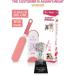 Fur Magic Pet Hair Remover Lint Brush - Self-Cleaning Base - Double-Sided Brush for Dog and Cat - Pink Limited Edition - Buy Online on GoSupps.com