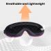 3D Contoured Light Blocking Sleep Eye Mask for Women and Men - Soft & Comfortable - Purple - Buy Online on GoSupps.com