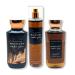 Bath & Body Works - Midnight Amber Glow - 3 pc Bundle - Shower Gel - 10 fl oz  Fine Fragrance Mist - 8 fl oz and Daily Nourishing Body Lotion - 8 fl oz