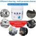 Oil Pollution Cleaning Powder Heavy Oil Stain Powder Cleaner All-Purpose Kitchen Cleaning Powder Kitchen Instant Cleaning Powder for Hood Pots Grill 280g - Buy Online on GoSupps.com