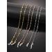 Tatuo Stainless Steel Eyeglass Chain for Women | Reading Glass Lanyard Sunglass Holder with Silicone Loops - Buy Online on GoSupps.com