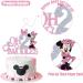Mouse Oh Twodles Cake Topper for Girls Pink Glitter Mouse Second 2nd Birthday Cake Topper with Pink Bows for Girls Birthday Party Decorations Supplies(Double-sided) Silver&pink (Silver&pink) - Buy Online on GoSupps.com