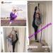 UBING Leg Stretcher Door Flexibility Trainer | Splits Trainer for Dance Ballet | Over The Door Stretch Strap for Flexibility - Light Purple - Buy Online on GoSupps.com