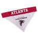 NFL DOG BANDANA - ATLANTA FALCONS REVERSIBLE PET BANDANA. 2 Sided Sports Bandana with a PREMIUM Embroidery TEAM LOGO, Large/X-Large. - 2 Sizes & 32 NFL Teams available Large/X-Large Atlanta Falcons 1