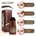 Lavan Eyebrow Stamp Stencil Kit - Long Lasting Waterproof Makeup Tools with 10 Reusable Stencils, 2 Brushes - Dark Brown 13 Piece Set - Buy Online on GoSupps.com