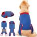 Emwel Dog Recovery Suit Recovery Shirt Abdominal Wound Protector for Large Dogs Puppy Medical Surgical Clothes blue L - Buy Online on GoSupps.com