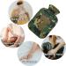 Naanle Animals Military Camouflage Hot Water Bottle - 2L Transparent for Heat & Cold Therapy | Pain Relief for Bed Hands & Feet - Buy Online on GoSupps.com