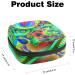 Abstract Green Geometric Art Period Bag: Sanitary Napkin & Makeup Storage Pouch - Buy Online on GoSupps.com