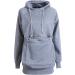 Men Women Pet Pouch Hoodie Long Sleeve Big Kangaroo Pocket Pullover Cat Puppy Holder Hooded Sweatshirts Grey M - Buy Online on GoSupps.com