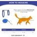 Cat Harness with Leash 3-Pack - Stars Moon Paw Heart Design - Escape Proof - for Walking Small Medium Large Cats - Black Red Blue - Adjustable & Safe - Set of 3 - Buy Online on GoSupps.com