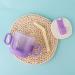 Nohlerlife Baby Training Cup with Lid and Straw - 300ml Purple Sippy Cup | Spill-Proof, Leak-Proof Soft Silicone Spout Cup - Buy Online on GoSupps.com