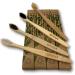 EKNA Bamboo Toothbrush Set - 4 Pack | 100% Vegan & BPA-Free | Medium & Hard Bristles - Eco-Friendly Oral Care - Buy Online on GoSupps.com