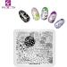 KADS 3D DIY Nail Art Stamp Plate Christmas Snowflakes, Snowmen & Flower Decorations - Set of 4 | C1 - Buy Online on GoSupps.com