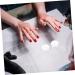 Ipetboom Silicone Nail Stamper Replacement 6pcs Nail Art Silicone Stamp Single Silica Gel Seal Silicone Stamper Replacement 2.30X2.30X1.20CM Transparent Color - Buy Online on GoSupps.com