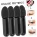 Baluue 400 Pcs Mini Eyeshadow Swab Mascara Wand Lip Balm Brush Concealer Brush Mini Lip Brush Plastic Black - Buy Online on GoSupps.com