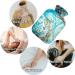 NAANLE Blue Ocean Marble Hot Water Bottle with Cover | 2L Heat Bottle for Pain Relief & Warmth - Perfect for Back Hand Foot & Neck Therapy - Buy Online on GoSupps.com