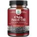 Chia Seed Oil Extract Capsules - Plant Based Omega 3 6 9 Supplement and Daily Fiber Capsules for Digestive Support Immunity and Heart Health - Omega 3 Fatty Acids Supplement for Men and Women - 120ct 120 Count (Pack of 1)