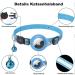 Mouyou Airtag Cat Collar - Soft Reflective Nylon with Bell & Safety Clasp | Adjustable 22-34cm Blue Tracking Collar with Airtag Case - Buy Online on GoSupps.com