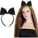 WLLHYF Bow Headbands Red Bowknot Hair Band Fashion Cute Hair Hoop Big Bowknot Headdress Perfect Hair Accessories for Women Girls Party Cosplay Christmas Valentine's Day Black - Buy Online on GoSupps.com
