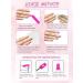 24 Piece Pink Comic Long Press on Nails for Women - French Acrylic False Nails with Cartoon Design - Includes Adhesive Tabs for Easy Manicure Decoration - Buy Online on GoSupps.com