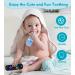 Remote Control Silicone TV Teething Toy for Babies | Safe Chew Toy with Pacifier Clips | 6-12 Months | Black - Buy Online on GoSupps.com