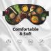 Cartoon Vegetable Fruit Print Double-Sided Eye Mask | Soft Light Blocking Sleep Mask for Quality Rest - Buy Online on GoSupps.com