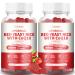 2 Pack Liposomal Red Yeast Rice with Coq 10 3000mg Gummies Organic Red Yeast Rice Cholesterol Lowering Supplements Enhanced with Coq 10 for Heart Health Support Liposomal Enhance 98% Absorption