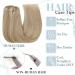 Runature Real Hair Clip-in Extensions - Dark Ash Blonde & Gold Blonde 120g (35cm/14 inch) - 7PCS Clip-in Hair Cycle #16P22 - Premium Quality - Buy Online on GoSupps.com