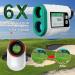 WIBENTL 1200 Yards Golf Range Finder with 6X Magnification - High-Precision Slope Angle, Flag Pole Locking, Pulse Vibration - USB Charging Rangefinder for Golfing - Fast Focus - Buy Online on GoSupps.com