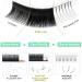 Buy Easy Fan Lashes DD-05-15 | Self-Fleeing C D Curl Eyelash Extensions | Volume Technology 8-15mm - Buy Online on GoSupps.com