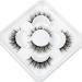 Pooplunch Fluffy Cat Eye False Eyelashes - Wispy Volume Faux Mink Lashes | 3 Pairs Pack for Stunning Looks - Buy Online on GoSupps.com